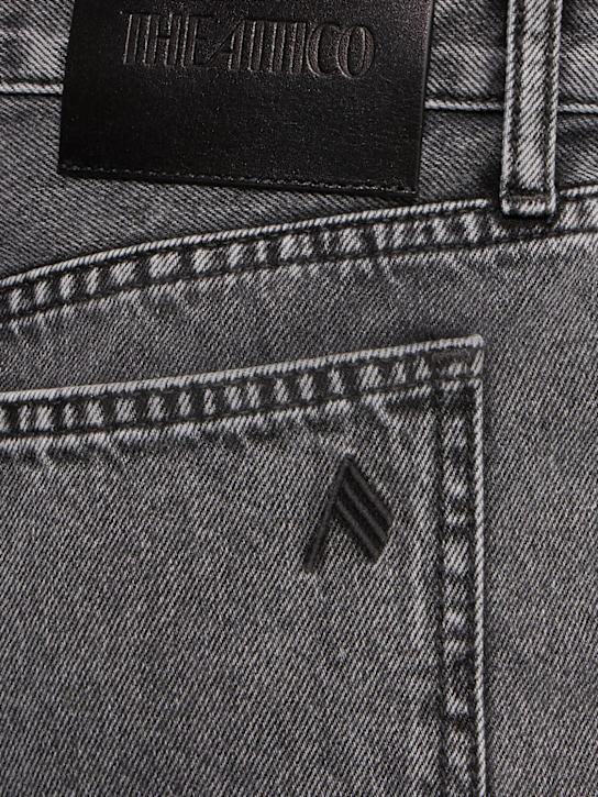 The Attico: Minigonna in denim multi-tasche