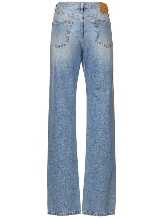 The Attico: Gerade Jeans aus Baumwolldenim