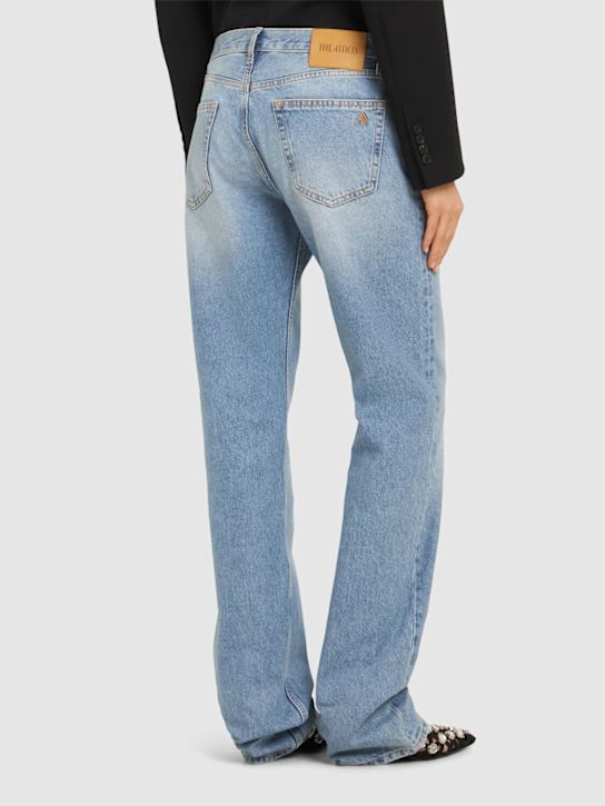 The Attico: Gerade Jeans aus Baumwolldenim