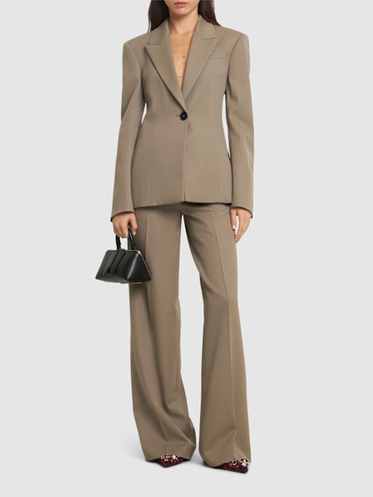 The Attico: Gabardine single breasted blazer