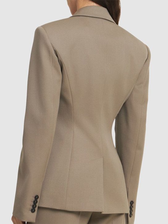 The Attico: Gabardine single breasted blazer