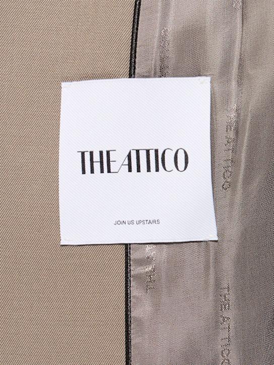 The Attico: Gabardine single breasted blazer