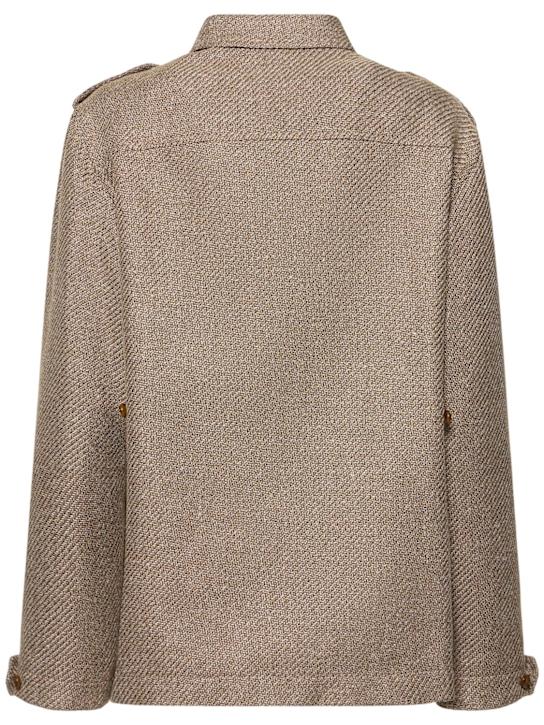 Blazé Milano: Veste en lin mélangé Sahariana