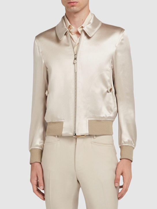 Tom Ford: Silk satin reversible jacket
