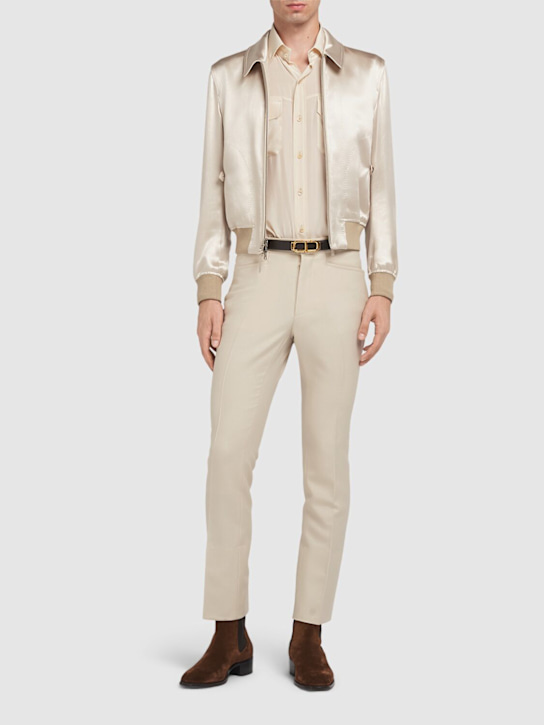 Tom Ford - Silk satin reversible jacket