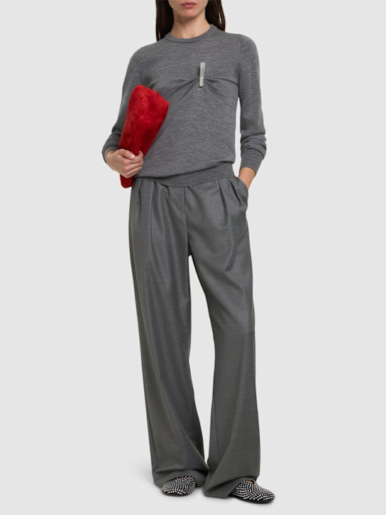 Coperni: Pullover girocollo con clip