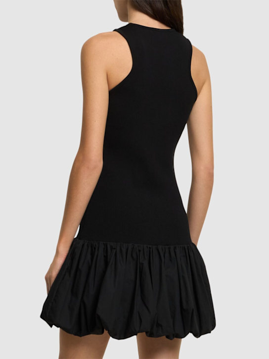 Andreadamo: Robe en maille côtelée de viscose mélangée Bubble