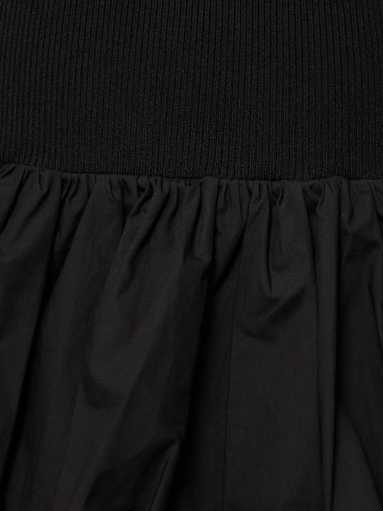 Andreadamo: Robe en maille côtelée de viscose mélangée Bubble