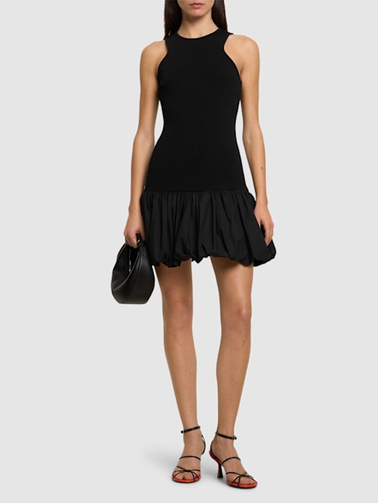 Andreadamo - Robe en maille côtelée de viscose mélangée Bubble