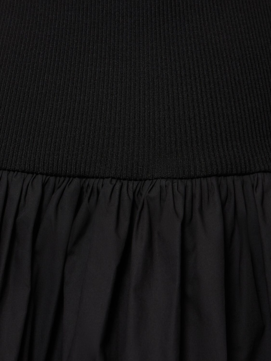 Andreadamo: Jupe courte en maille de viscose mélangée Bubble