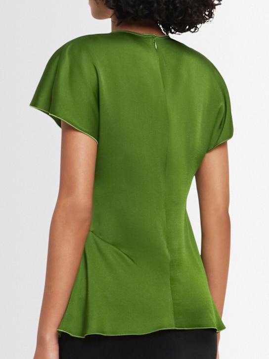 Victoria Beckham: Top aus Satin
