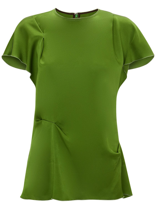 Victoria Beckham: Top aus Satin