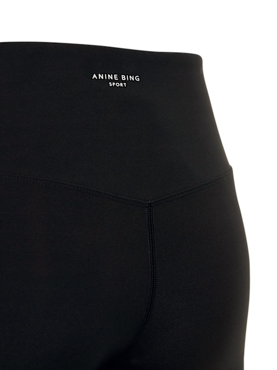 ANINE BING: BIKERSHORTS AUS STRETCH-STOFF „BLAKE“