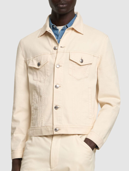 Brunello Cucinelli: Jacke aus Baumwollmischdenim