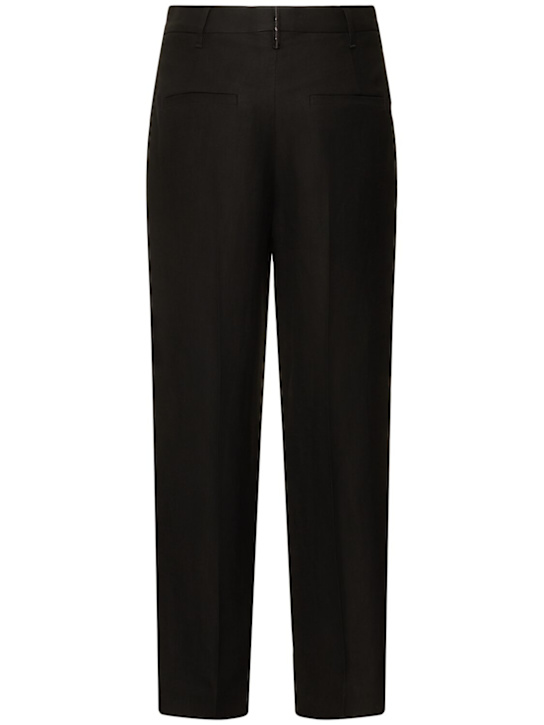 Brunello Cucinelli: Pantalon court en sergé de lin mélangé fluide