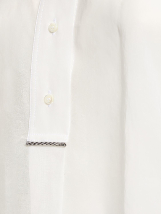 Brunello Cucinelli: Chemise en gaze de coton