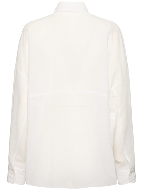 Brunello Cucinelli: Chemise en gaze de coton