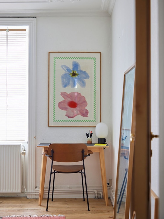 Paper Collective: Affiche Flower with Checks 01