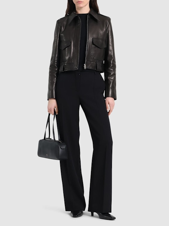 Khaite: Cordelia leather jacket