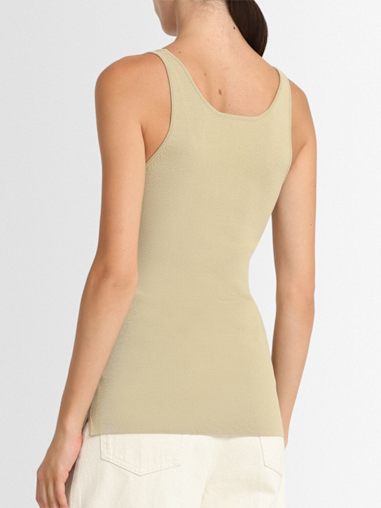 Toteme: Tank top in maglia compatta