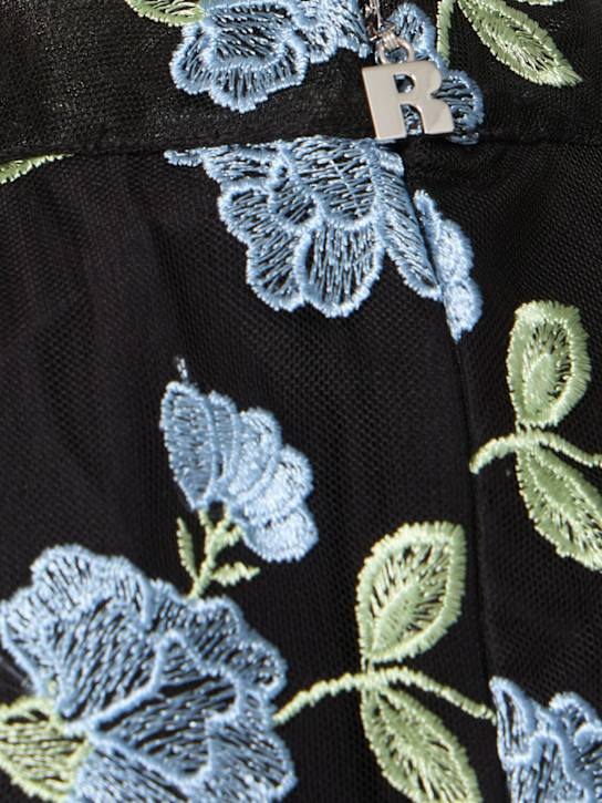 Rotate: Vestido midi de malla asimétrica