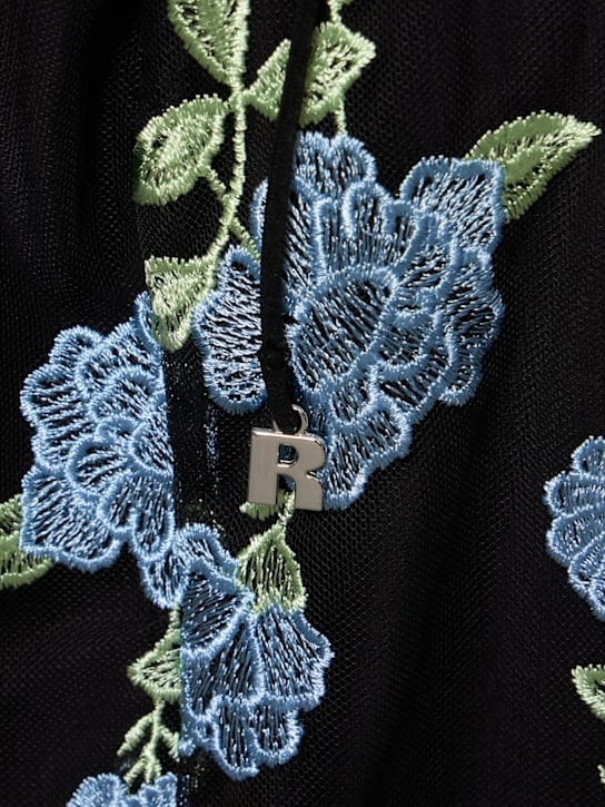Rotate: Robe courte en mesh brodé Gabriella