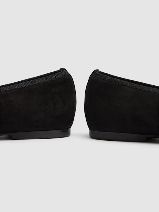 Toteme: Ballerines en daim Minimalist 10 mm