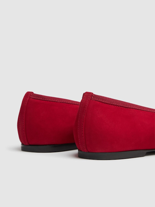 Toteme: Ballerines en daim Minimalist 10 mm