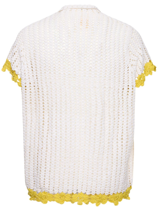 Harago: Camicia in crochet di cotone