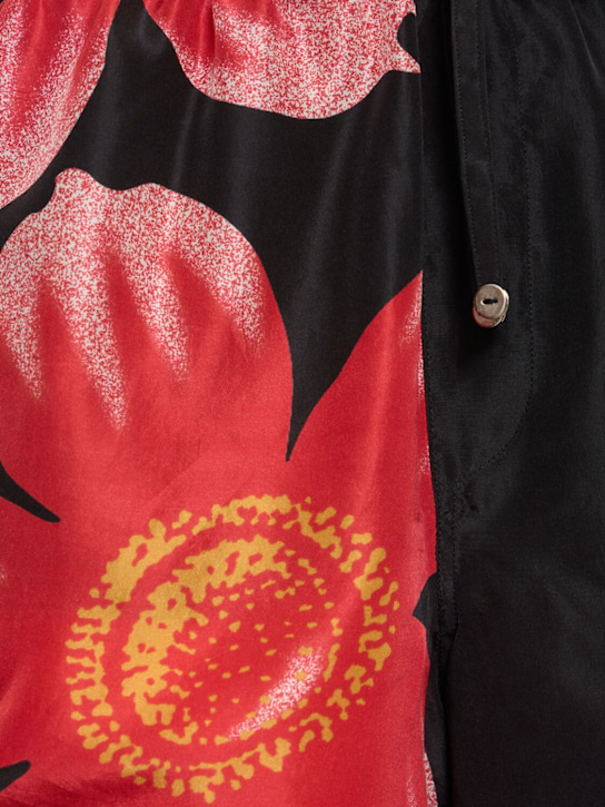 Harago: Shorts mit Blumendruck