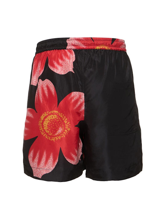 Harago: Shorts mit Blumendruck