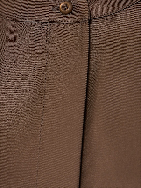 Loulou De Saison: Chemise volumineuse en soie Lea