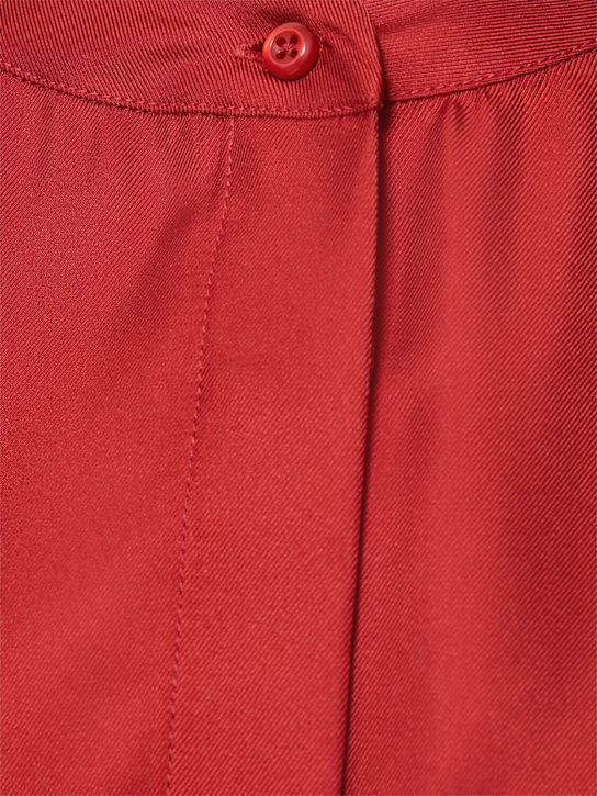 Loulou De Saison: Chemise volumineuse en soie Lea