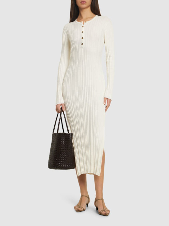 Loulou De Saison: Vestido largo de seda