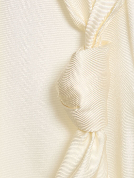 Loulou De Saison: Top Remy in seta drappeggiata