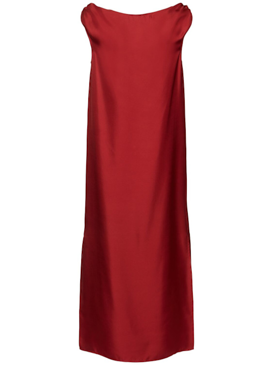 Loulou De Saison: Long dress with bare shoulders