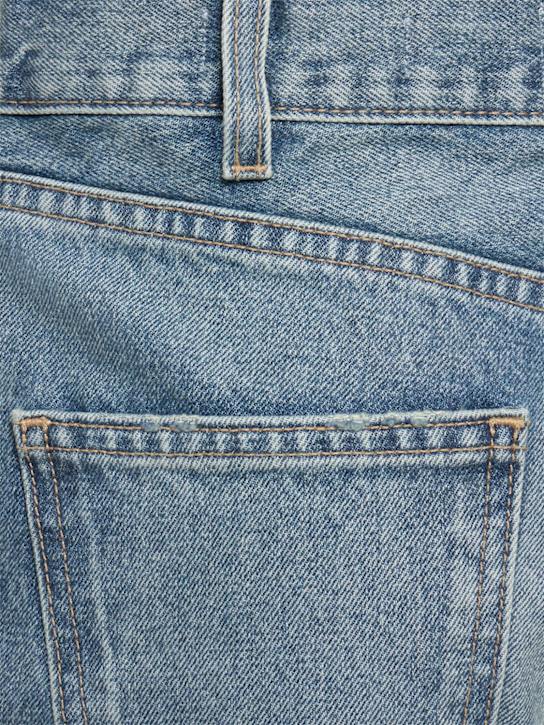 Nili Lotan: Jeans de algodón con cintura alta