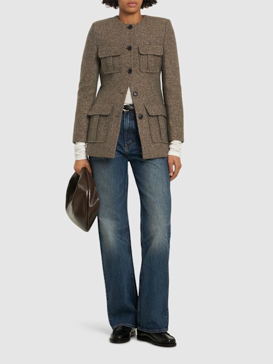 Nili Lotan: Gabriella wool long jacket