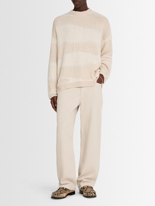Our Legacy: Pullover aus Baumwolle und Leinen „Popover“