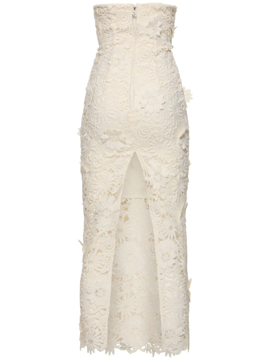 Rotate: Robe bustier midi en dentelle Albertina