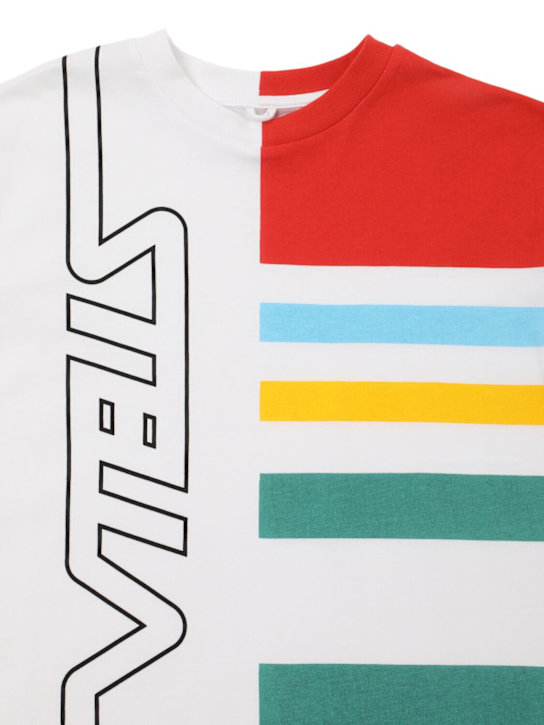 Stella McCartney Kids: T-shirt en jersey de coton imprimé