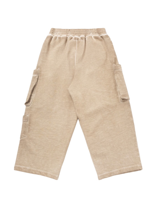 MM6 Maison Margiela: Pantalon cargo en coton brossé