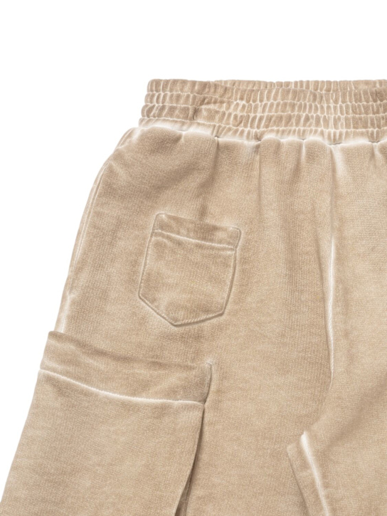 MM6 Maison Margiela: Pantalon cargo en coton brossé