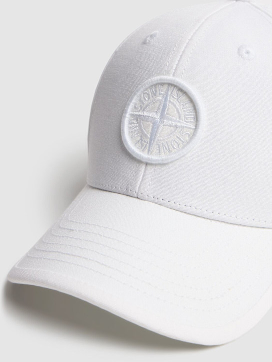 Stone Island Junior: Cotton canvas baseball hat w/logo