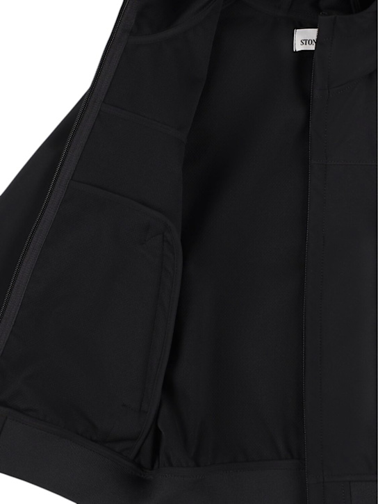 Stone Island Junior: Coupe-vent en nylon à capuche