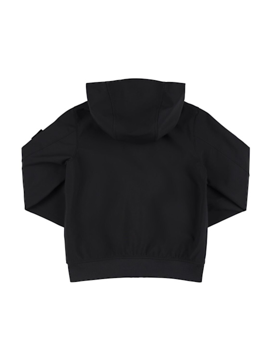 Stone Island Junior: Coupe-vent en nylon à capuche
