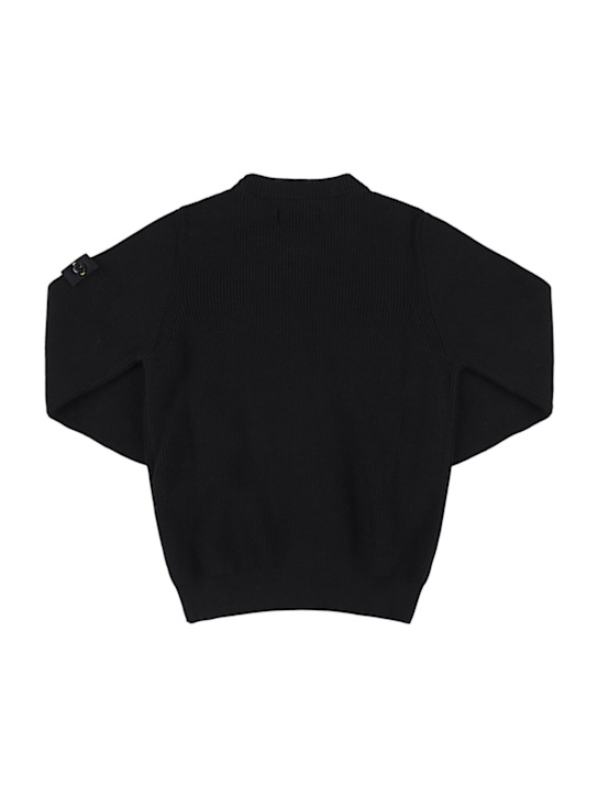 Stone Island Junior: Pull-over en maille de coton