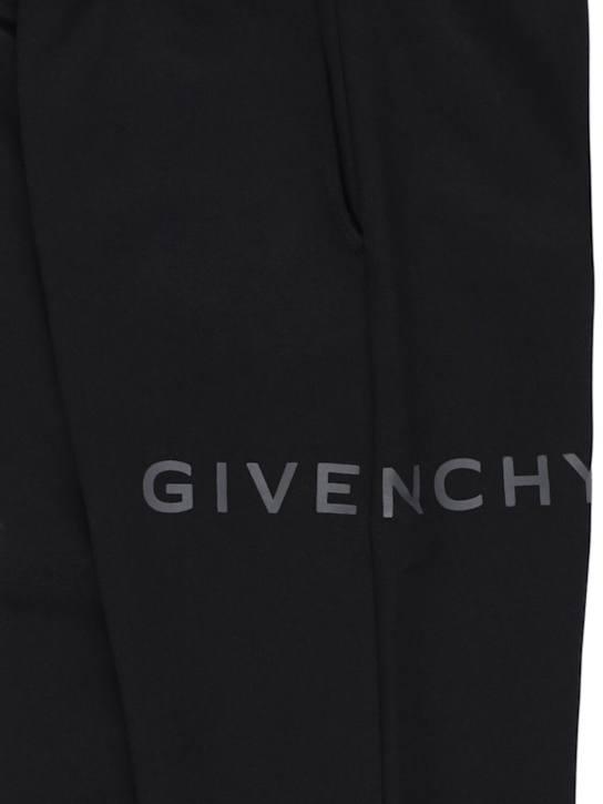 Givenchy - Pantalon de jogging en coton mélangé brodé