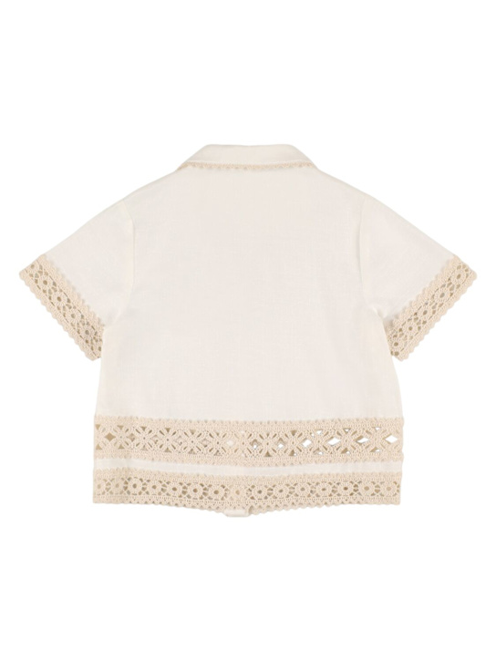 Zimmermann: Chemise en dentelle et coton