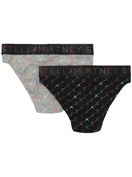 Stella McCartney Kids: Lot de 2 culottes en jersey de coton